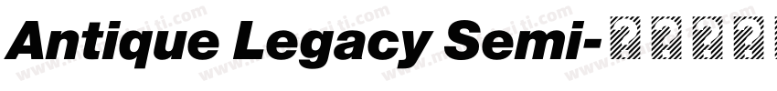 Antique Legacy Semi字体转换